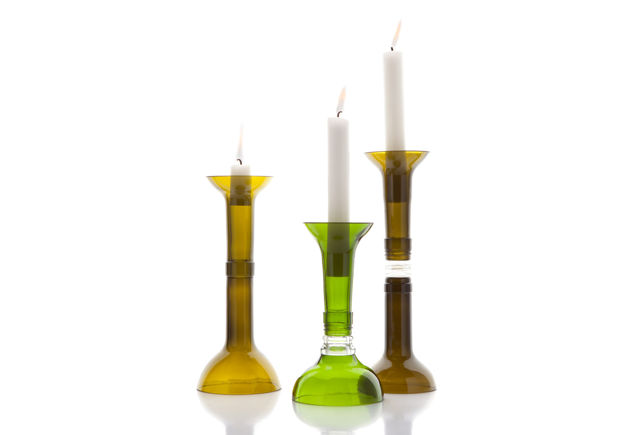 Sybille Homann Glas Kerzenständer