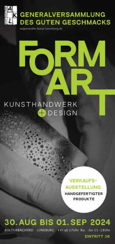 Vorflyer Formart 2024 AKL Angewandte Kunst Lüneburg Kulturbaeckerei